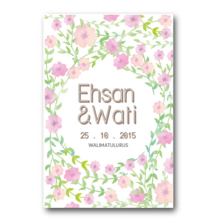 Kad Kahwin Floral 19