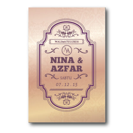 Kad Kahwin Vintage 5