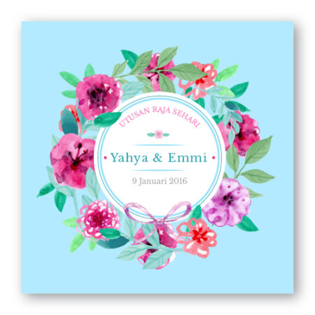 Kad Kahwin Floral 21