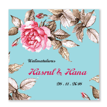 Kad Kahwin Floral 35