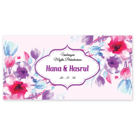 Kad Kahwin Floral 37