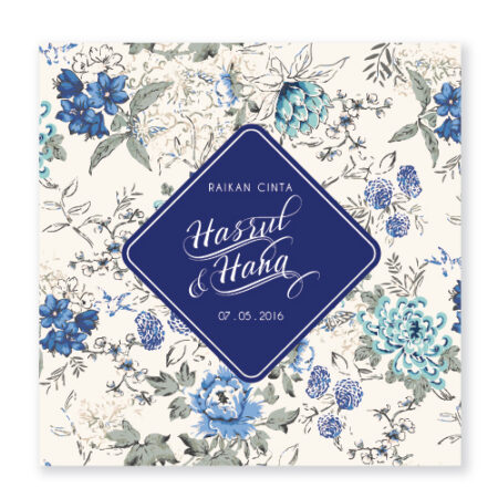 Kad kahwin Floral 71